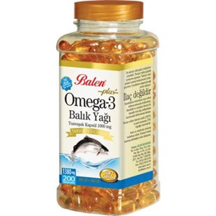 Gıda TakviyeleriBalen Omega 3 Balık Yağı Yumuşak Kapsül 1380 Mg* 200BALEN