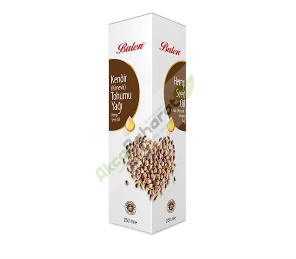 Balen Kendir (Kenevir) Tohumu Yağı 250 Ml