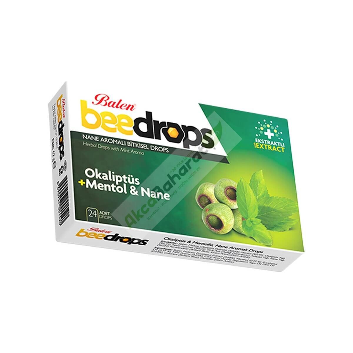 Balen Beedrops Okaliptüs+Mentol-Nane Aromalı Drops