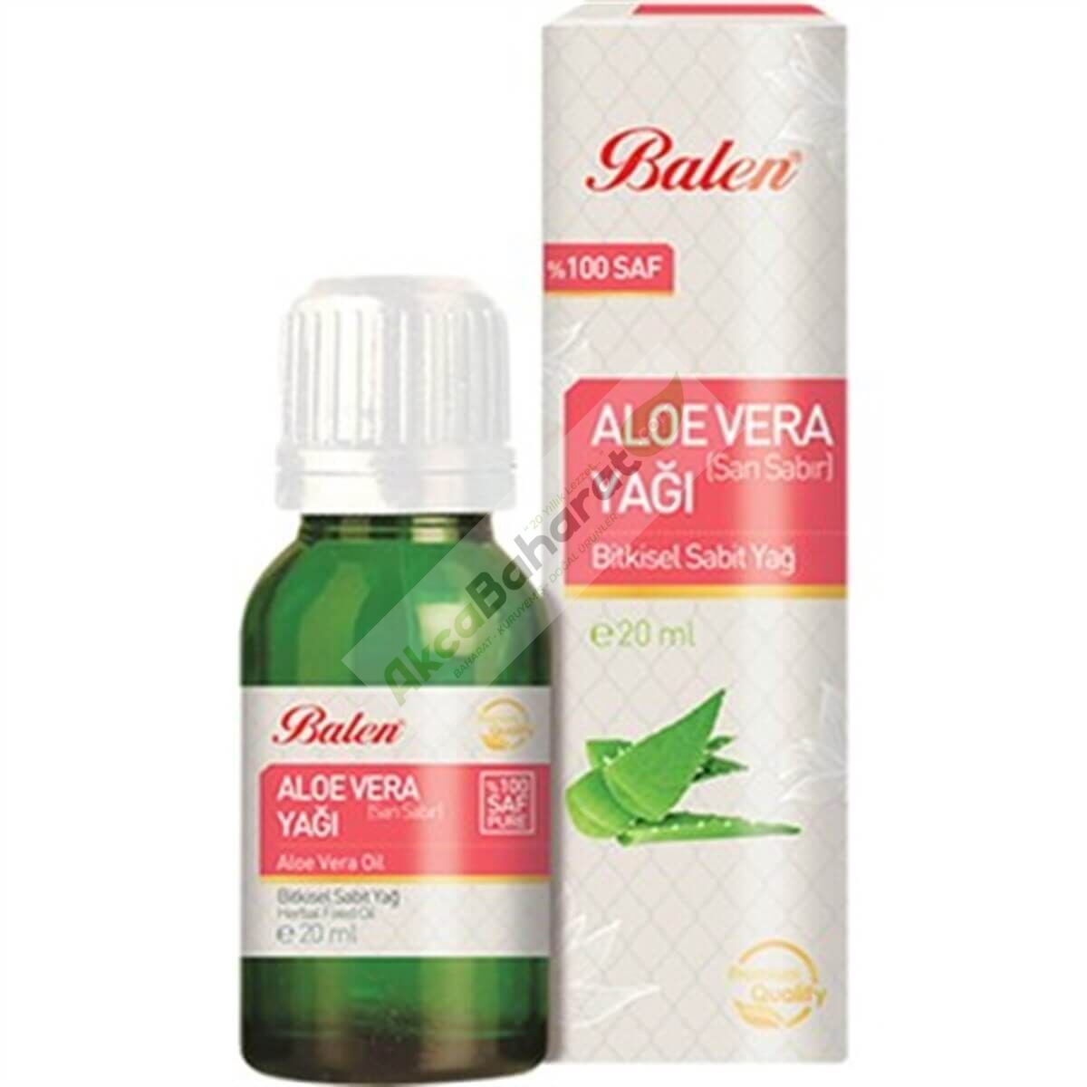 Balen Aloe Vera-Sarı Sabır Yağı 20 Ml