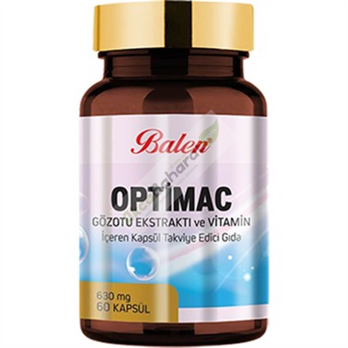 Balen Optimac Gözotu Ekstraktı ve Vitamin İçeren Kapsül