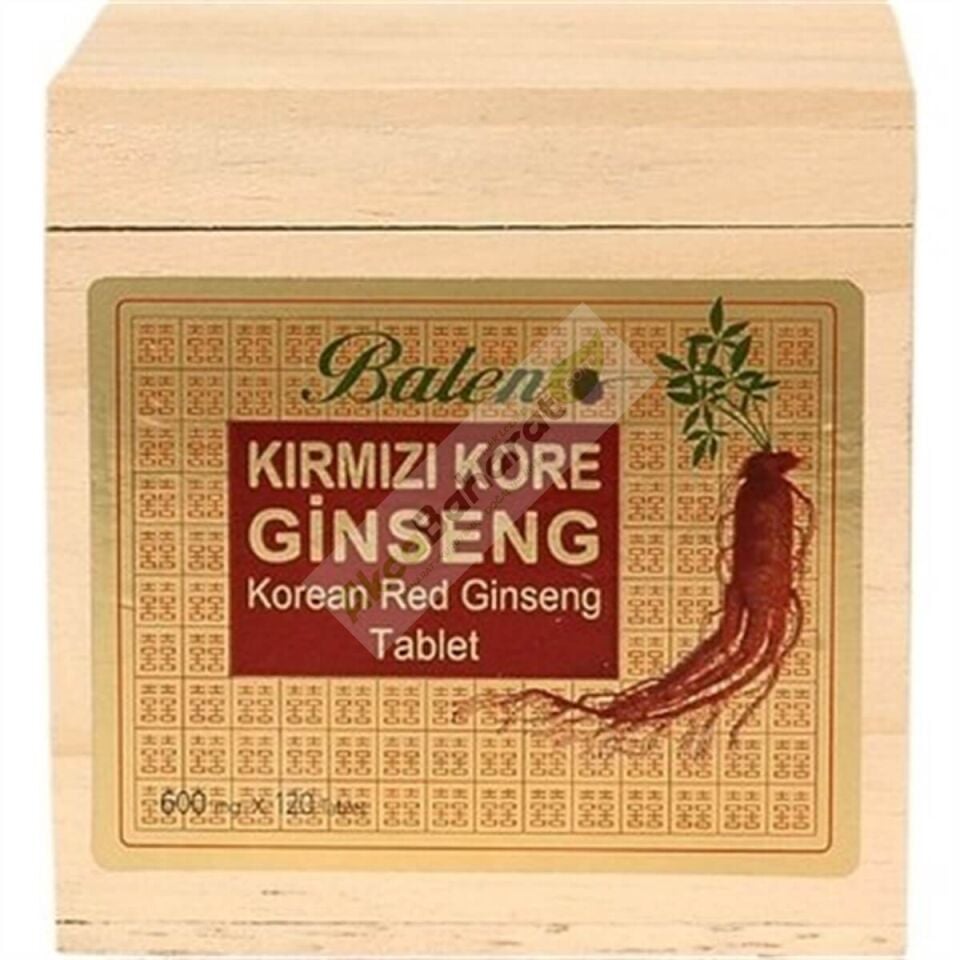 Balen Kırmızı Kore Ginsengi Ekstraktı Tablet