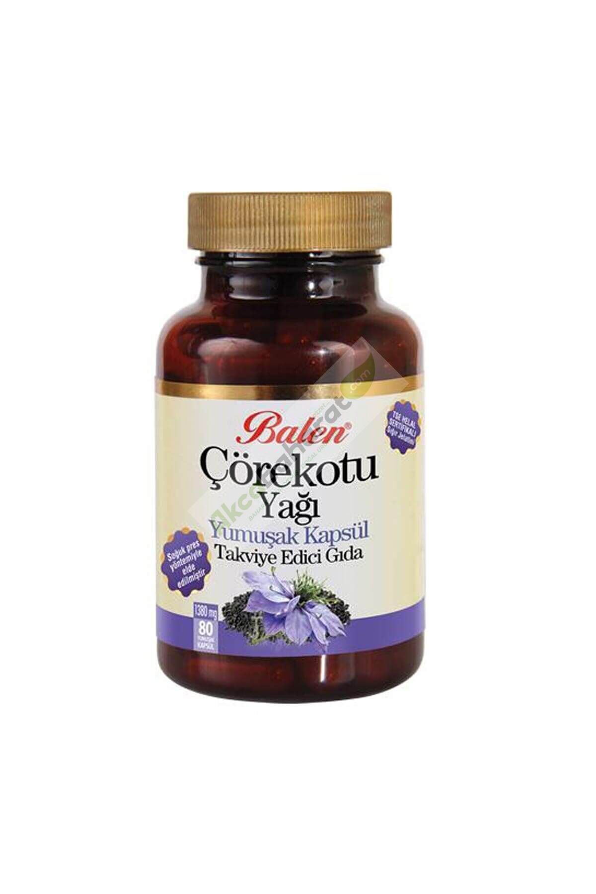 Balen Çörekotu Yağı Yumuşak Kapsül