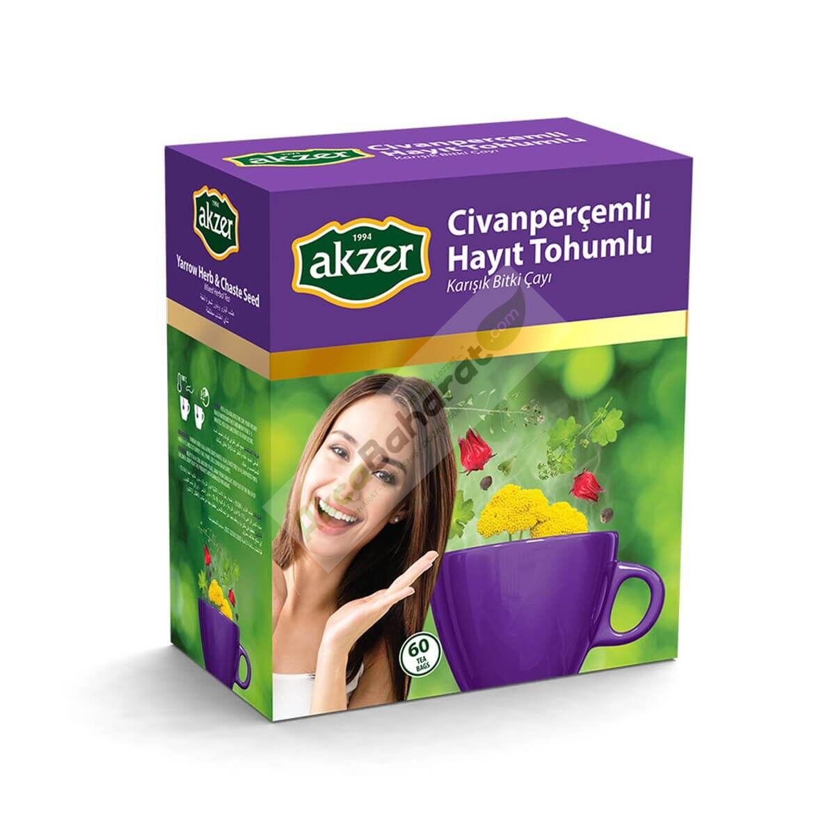 Akzer Civan perçemli hayıt tohumlu çay60'lı