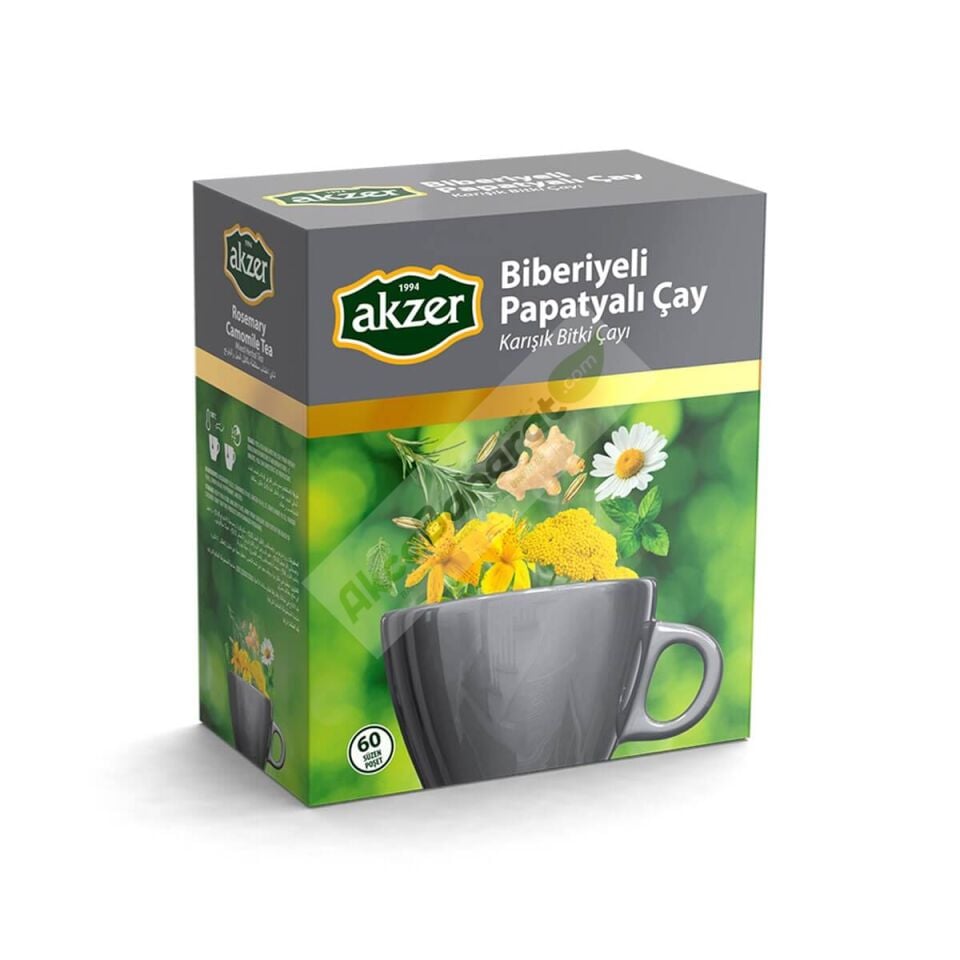 Akzer Biberiyeli Papatyalı Çay 60'lı