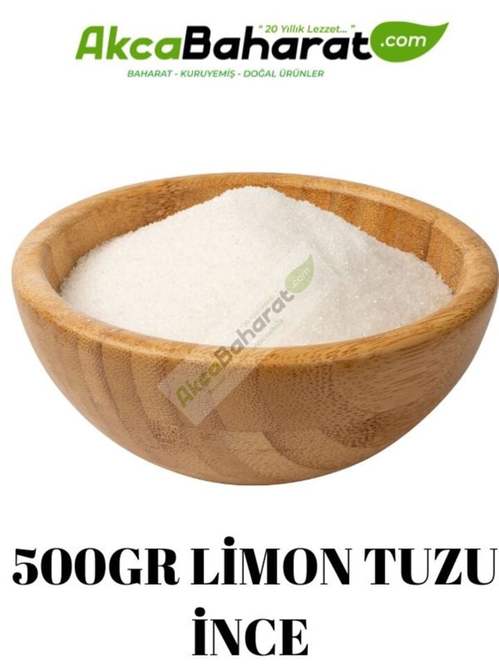 LİMON TUZU TOZ  500GR