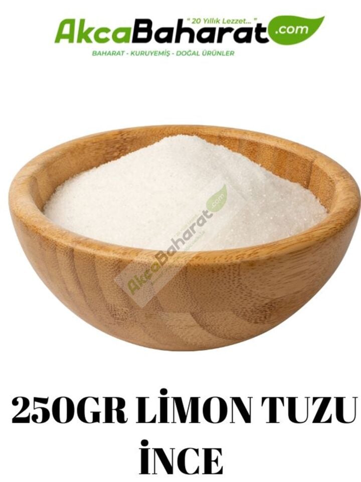 LİMON TUZU TOZ  250GR