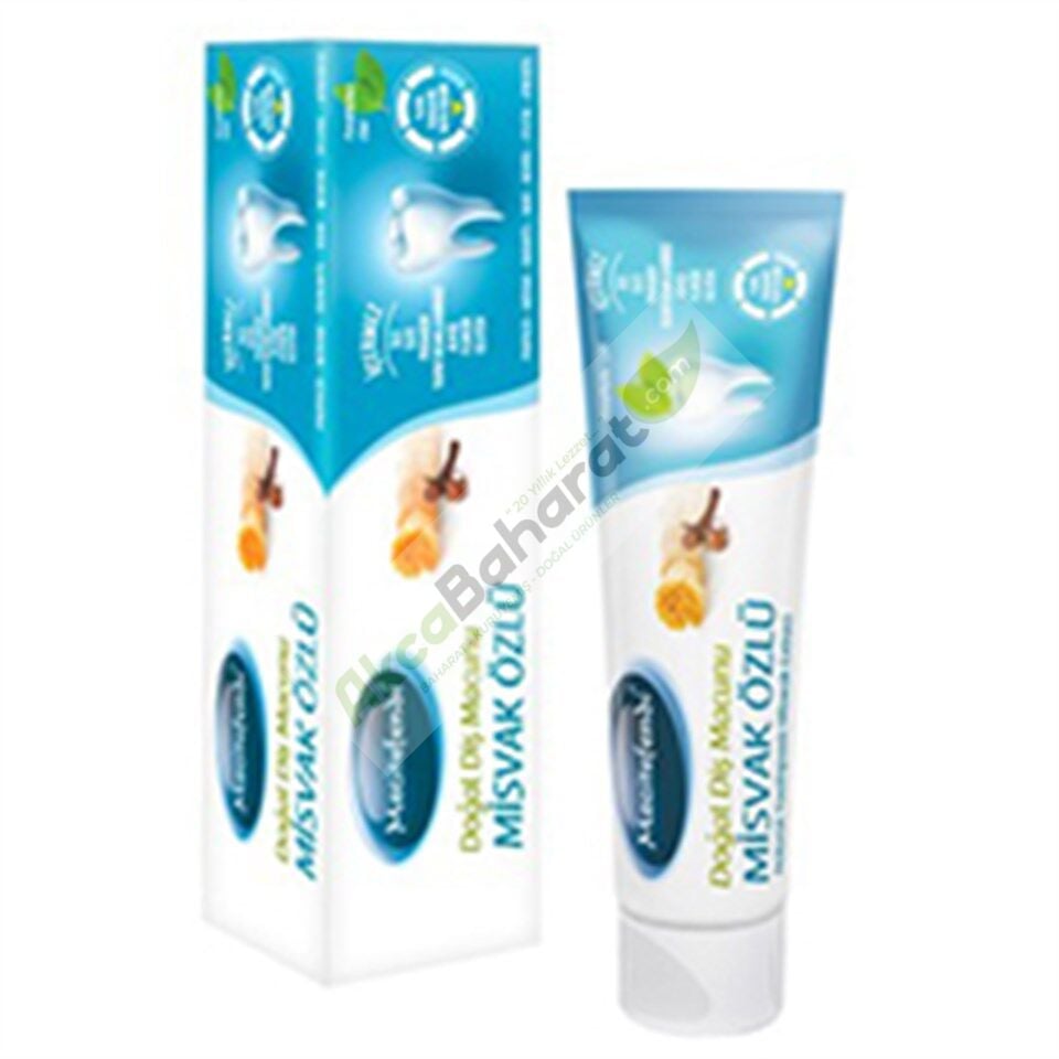 Mecitefendi Doğal Misvak Özlü 75 ml Diş Macunu