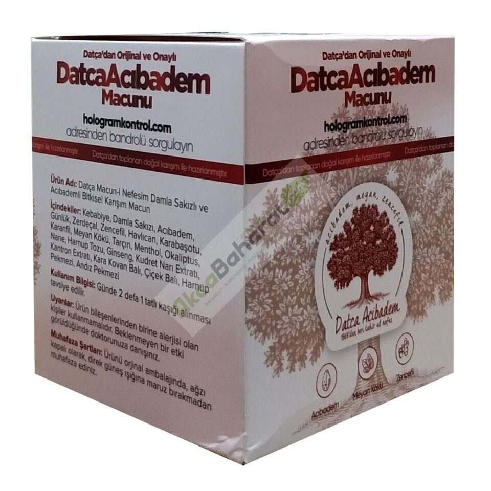 ALAÇATI DEĞİRMENİ ACI BADEM MACUNU